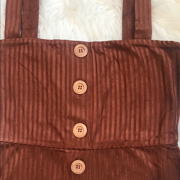 NWT Privacy Please Suede Button Front Revolve Dress - Picture 4 of 5